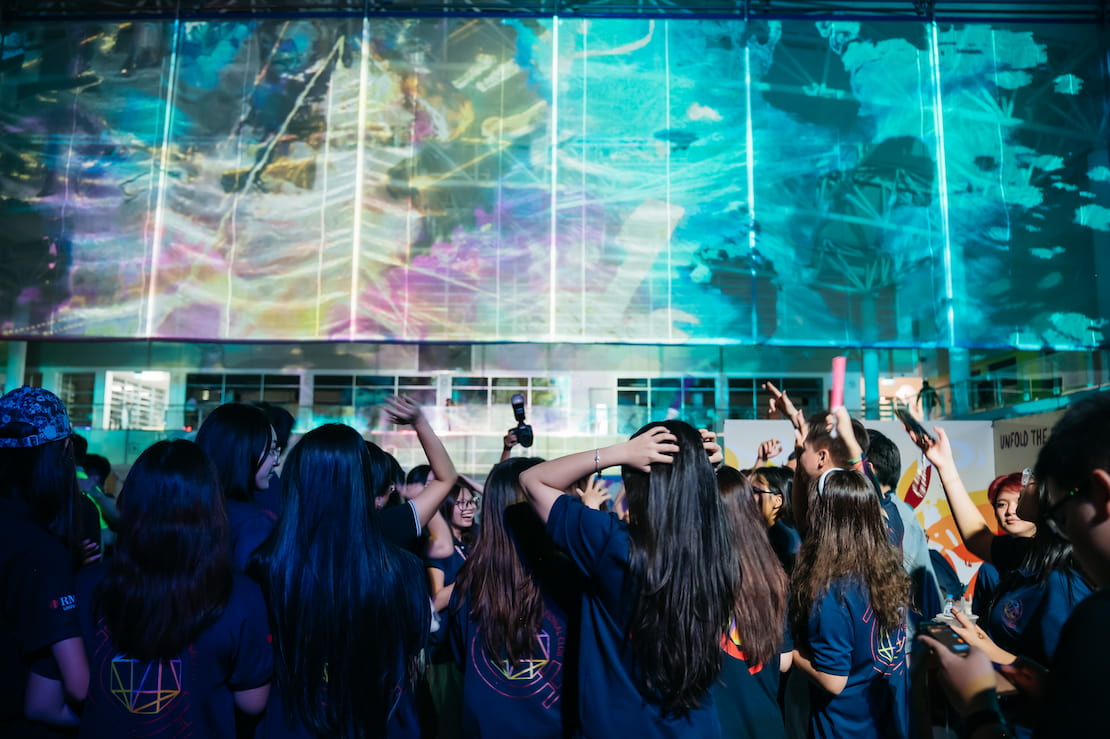 RMIT Digital Media students showcased their creativity through audio-visual performances presented during Light Night.