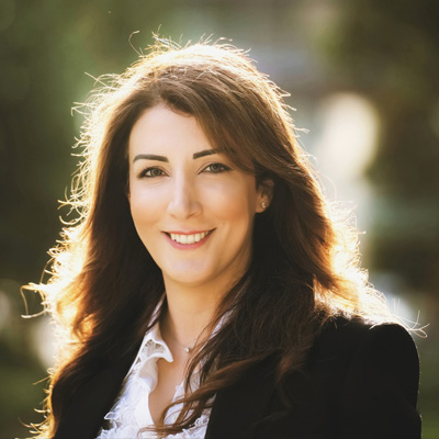 a headshot of a woman smiling