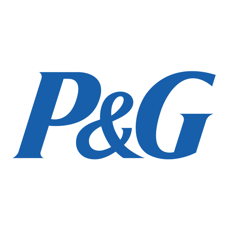 the logo of P&G group with P&G in navy color