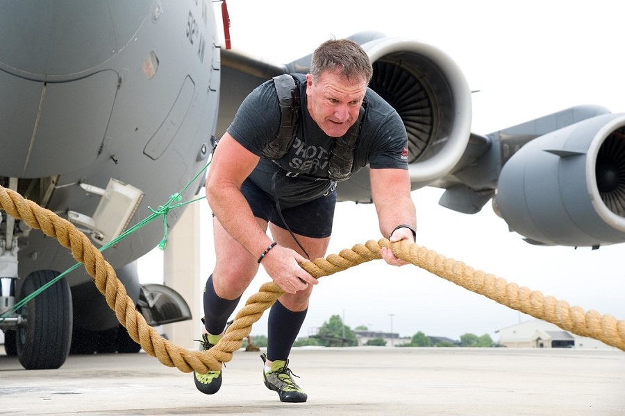 Mr Grant Edwards is a retired Australian Federal Police Commander who formerly held the title of ‘Australia’s Strongest Man’. (Photo courtesy of Grant Edwards)