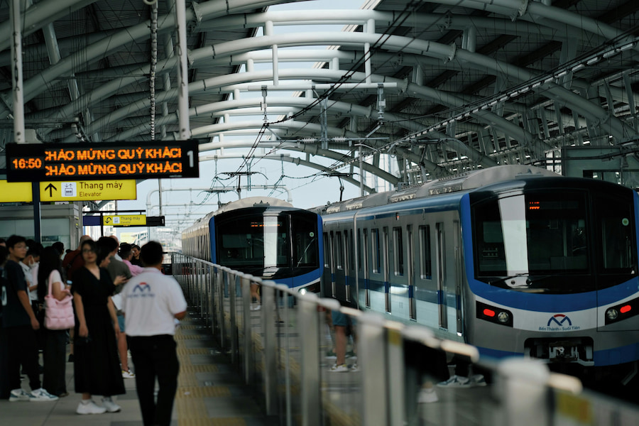 The first metro line in Ho Chi Minh City was launched in December 2024. (Photo: Pexels) 