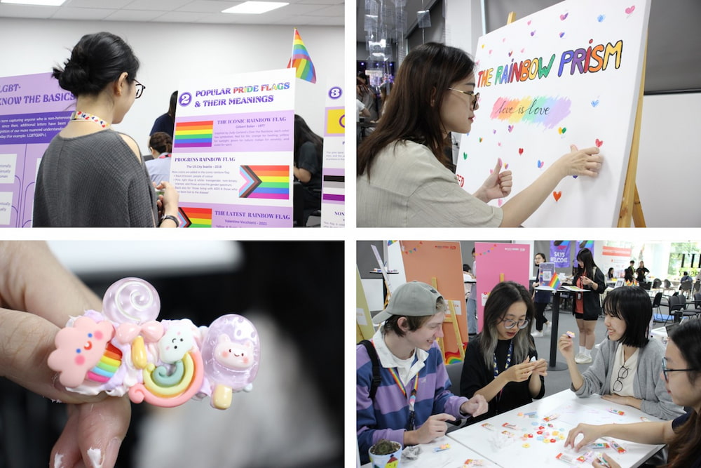 “The Rainbow Prism” exhibition and hair pin craft workshop in Hanoi.