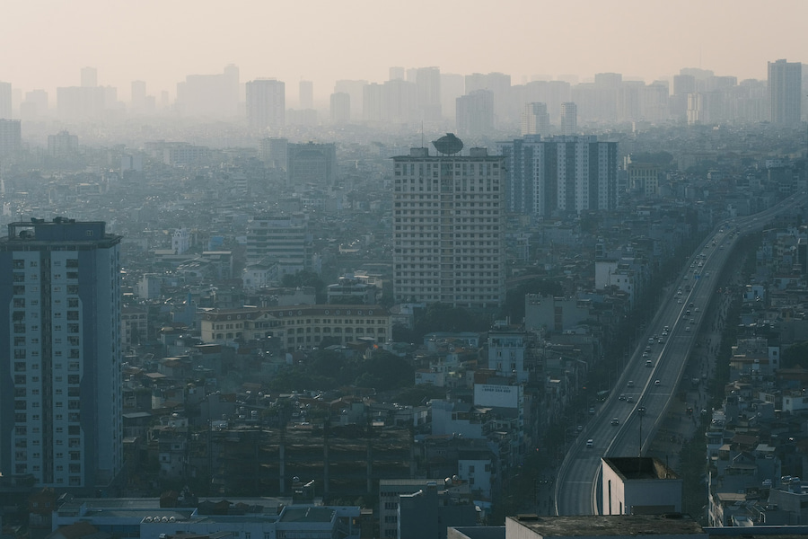 Hanoi has recently topped the world’s pollution charts. (Photo: Unsplash) 